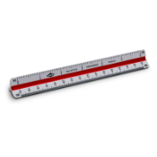 6" Color-Coded Engineering Scale Drafting Supplies, Ruling and Measuring Tools, Triangular Scales, Triangular Engineering Scales