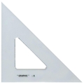 8" 45/90 Academic Transparent Triangle 