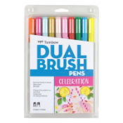 Dual Brush 10-Pen Set - Celebration Colors 