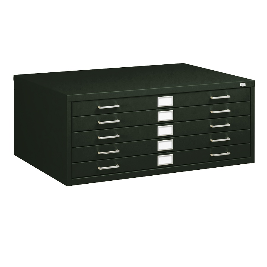 Safco Closed Base for 4996 and 4986 Flat File Cabinet; Black