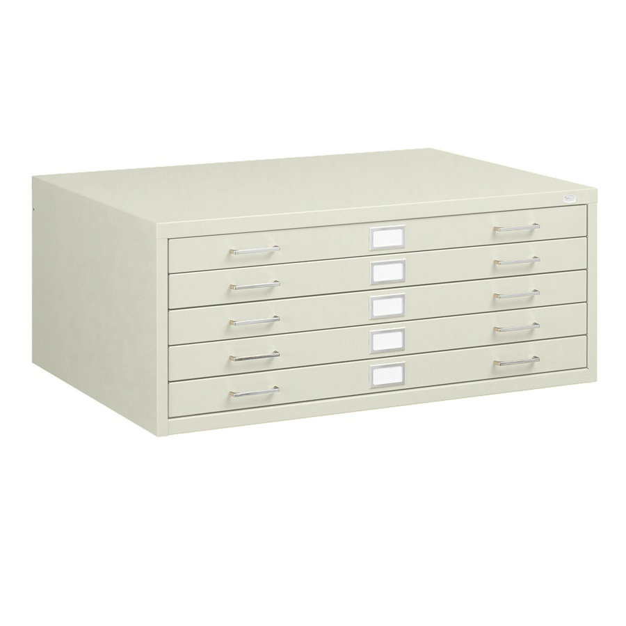 Safco 5-Drawer Steel Flat File for 36x48 Inch Documents 4998