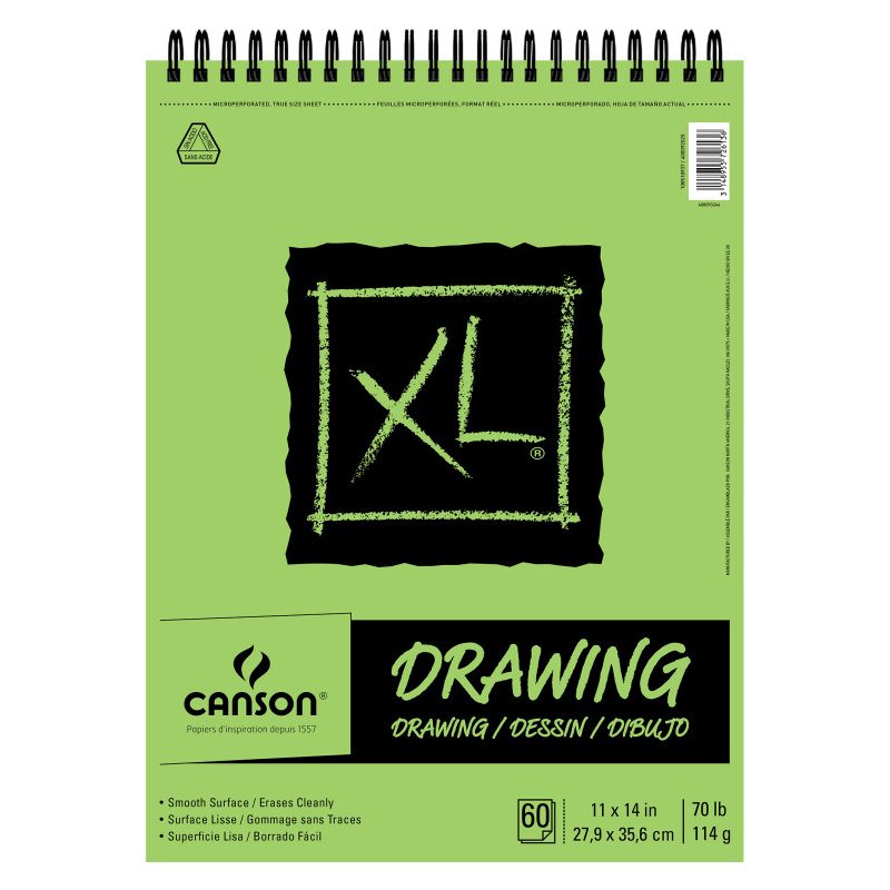  Canson Artist Series Drawing Paper, Wirebound Pad