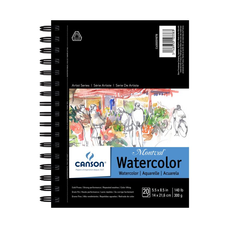 Seth Cole SC30-140 9 x 12 Cold Press Watercolor Paper Pad