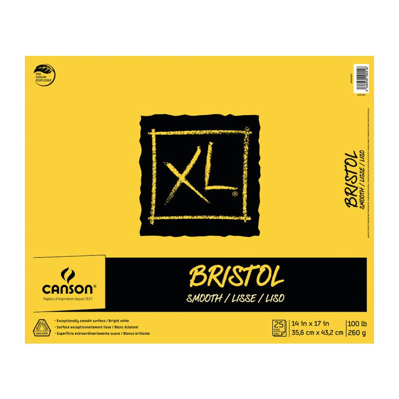 Canson - XL Bristol Pad - Smooth - 14 x 17