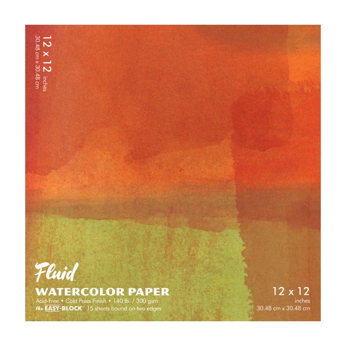 Fluid 100 Watercolor Paper Block - 140 lb. Cold Press 4 x 6