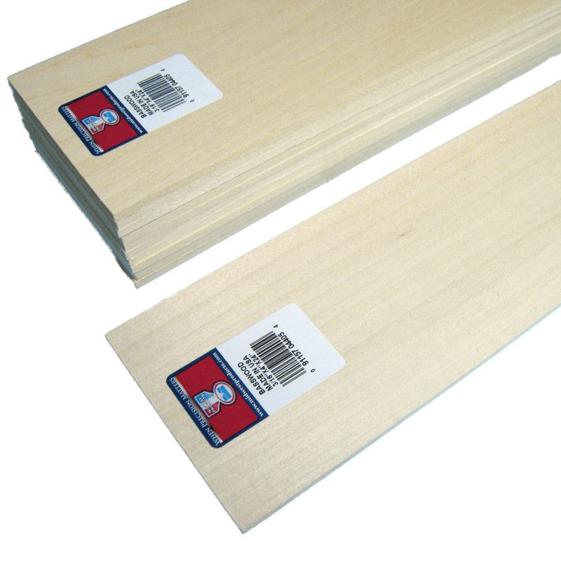 Midwest Products Basswood Sheets #MI4105