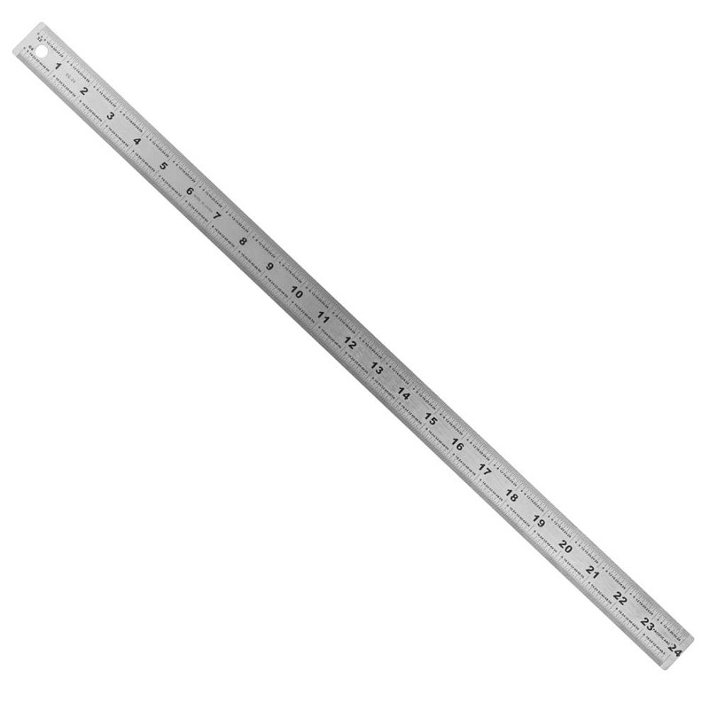 Stainless Steel Rulers by Alvin Inch/Metric Ruler Non Skid Back