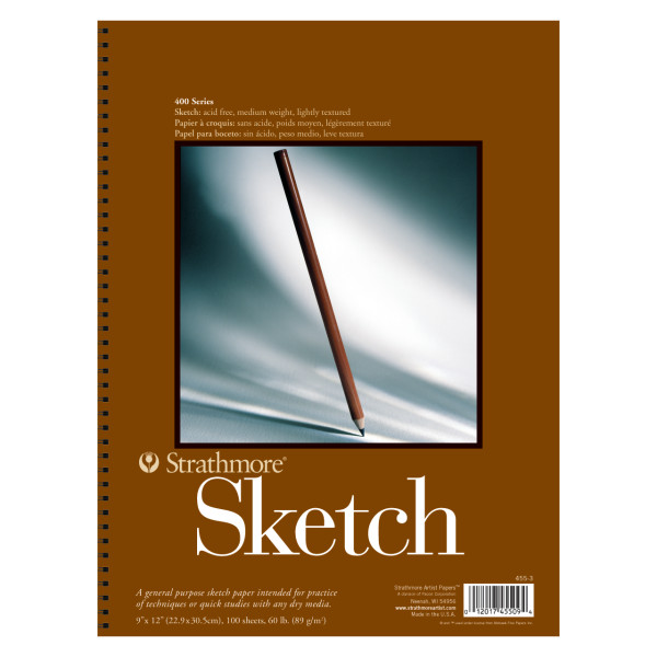 Strathmore 400 Series Sketch Pad 5.5x8.5 100 Sheets