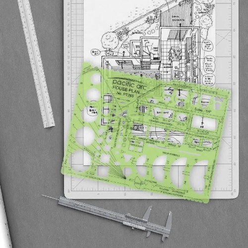 Architectural symbols template