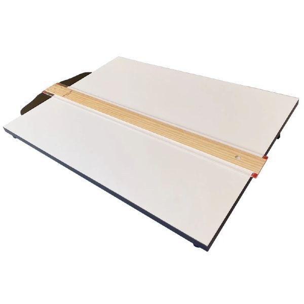 Portable drafting board with T-square