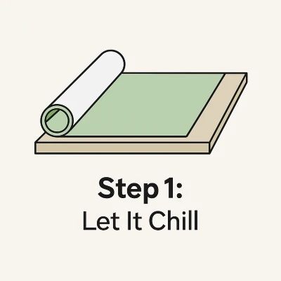 Step 1 lay the board cover flat