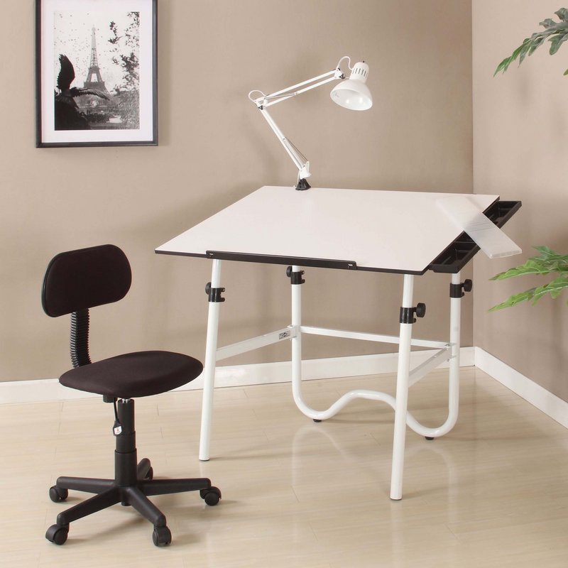 Alvin Cc2012 Creative Center Drafting Table Combo With Task Chair