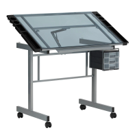 Vision Glass Top Craft Table Drafting Furniture, Drafting Tables and Drawing Boards, Craft and Hobby Tables, drawing table