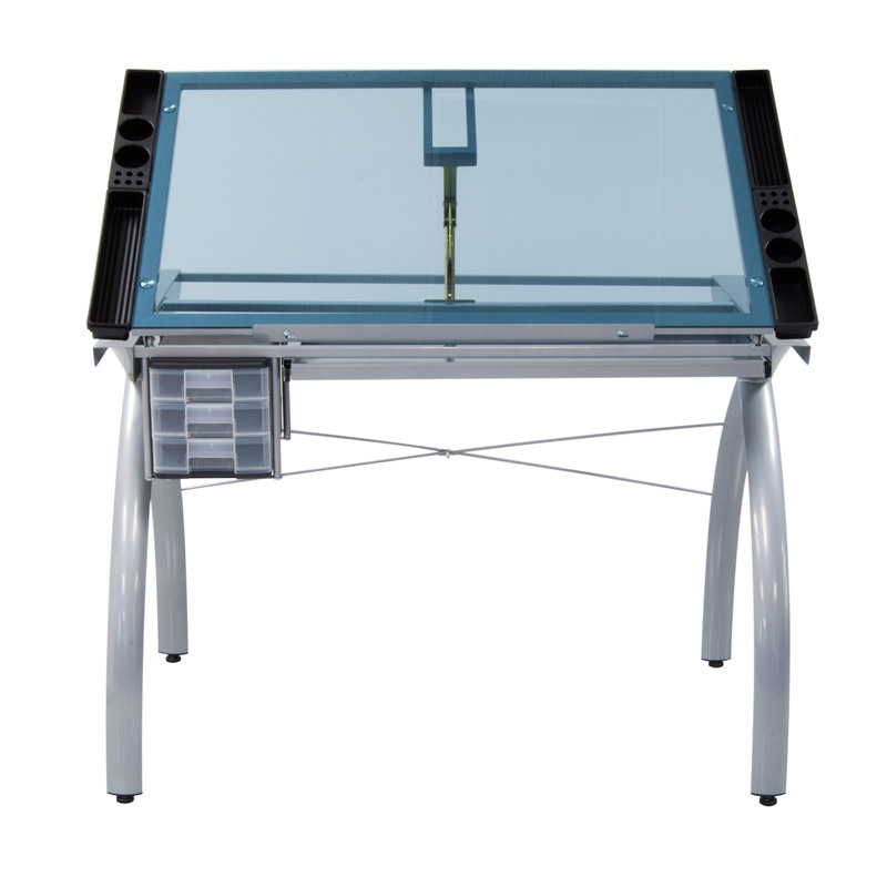Studio Designs Futura Glass Top Craft Table 10050