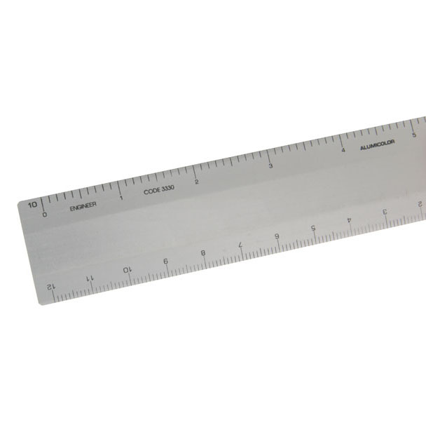 Aluminum 6-Inch Ruler