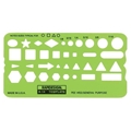 T-92-510 ELLIPSE TEMPLATE [T-92-510] - $7.70 : Timely Drafting Templates,  Die-cut Drafting Templates
