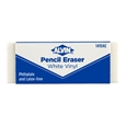 White Vinyl Erasers 