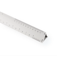 12" Hollow Aluminum Architect Scale 