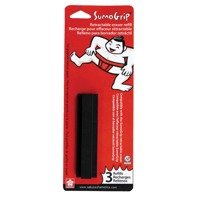  Sakura SumoGrip Retractable Graphite Eraser : Office Products