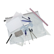 NUOLUX 1 Box of Professional Student Drafting Kit Engineering Drawing  Supplies Precise Measuring Kit