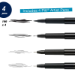 PITT Artist Black Pens 4-Pen Set - Manga - FC167132