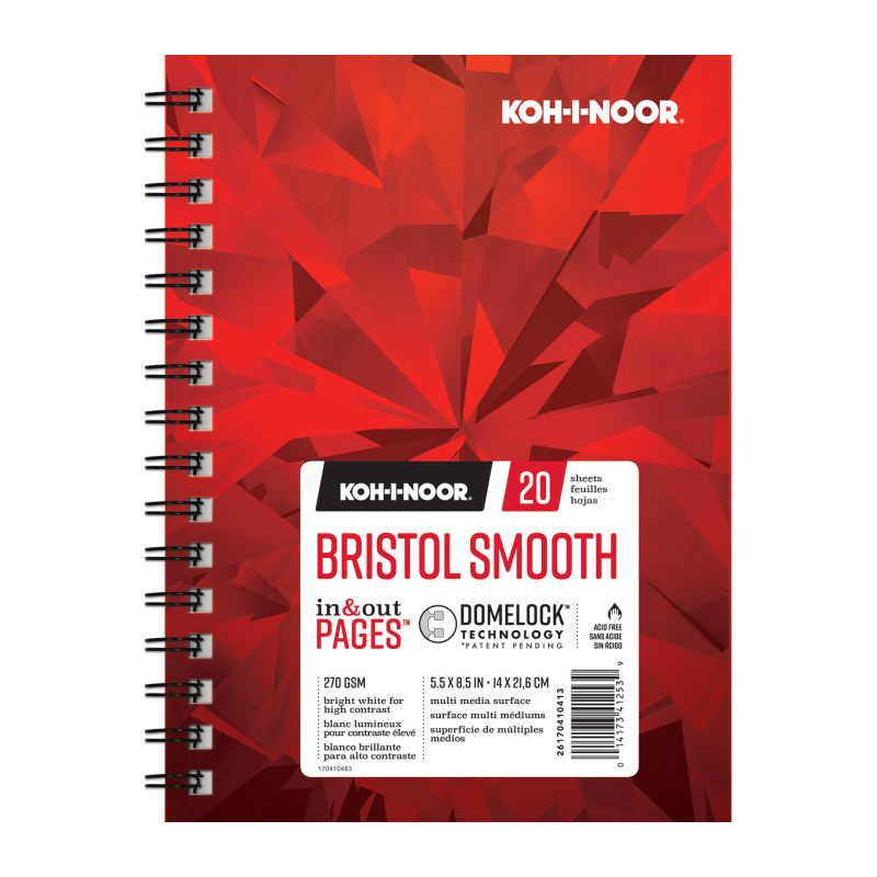 Strathmore 300 Series Smooth Bristol Pad, 14 X 17 Inches, 100 Lb