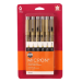 Pigma Micron 6-Pen Sets - Black - SK50058