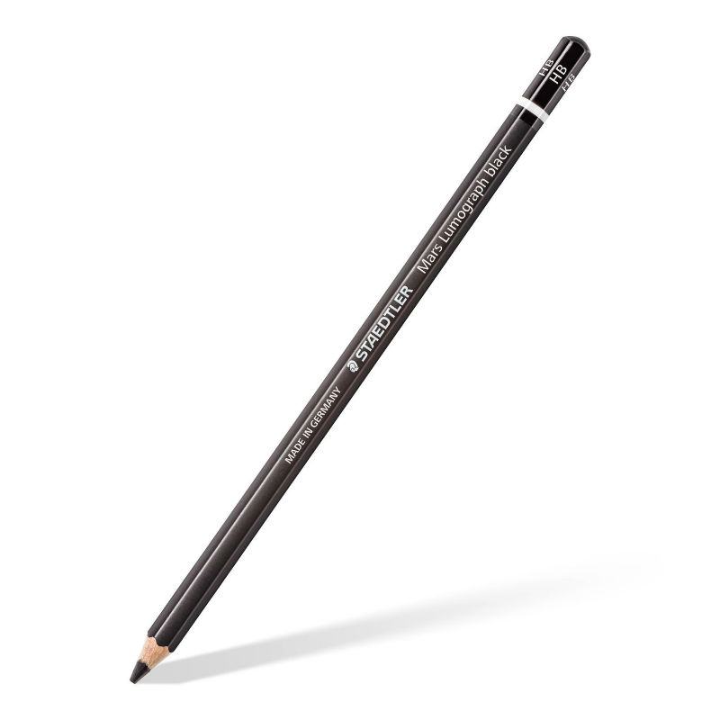 Staedtler Mars Lumograph Black 100B Drawing Pencils #100B