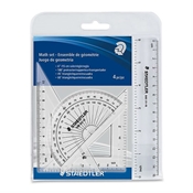 Westcott ‎360-Degree Protractor Compass for Drawing and Drafting, Clear,  3.5 in