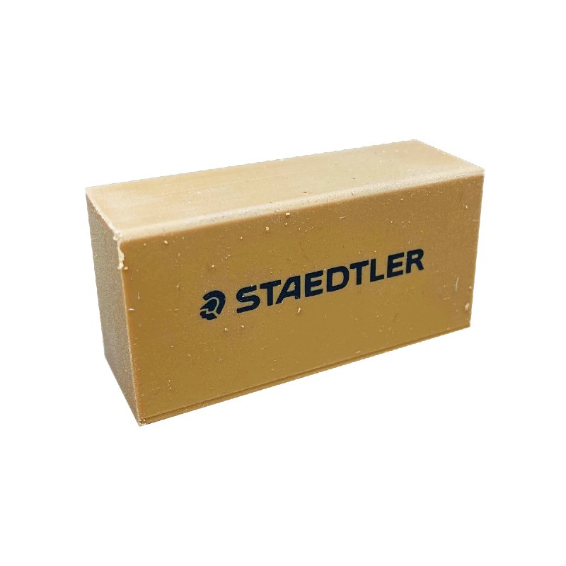 Staedtler Art Erasers, 1 ea Kneadable Eraser and 1-Each Art Gum Eraser,  525925BK