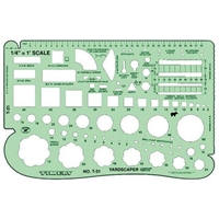T-58 SLOTS & CIRCLES TEMPLATE [T-58] - $7.70 : Timely Drafting Templates,  Die-cut Drafting Templates